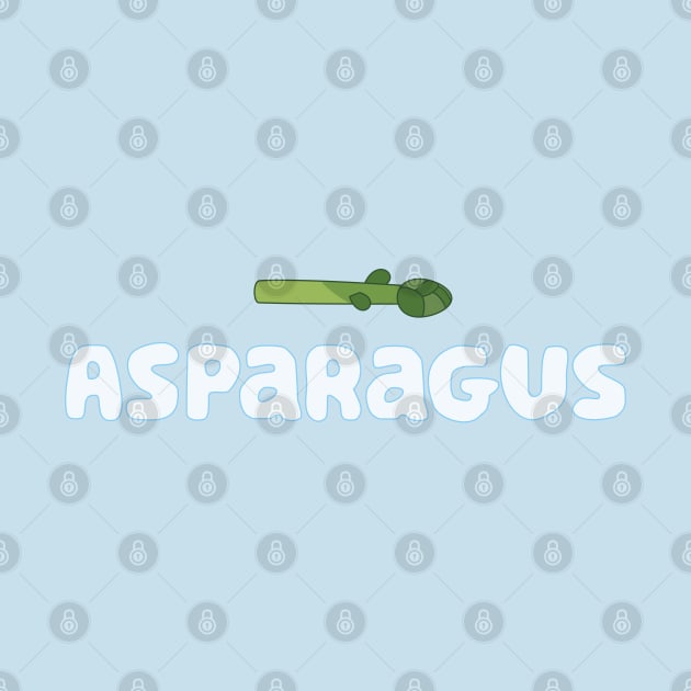 Bluey - Asparagus by HighResPrints