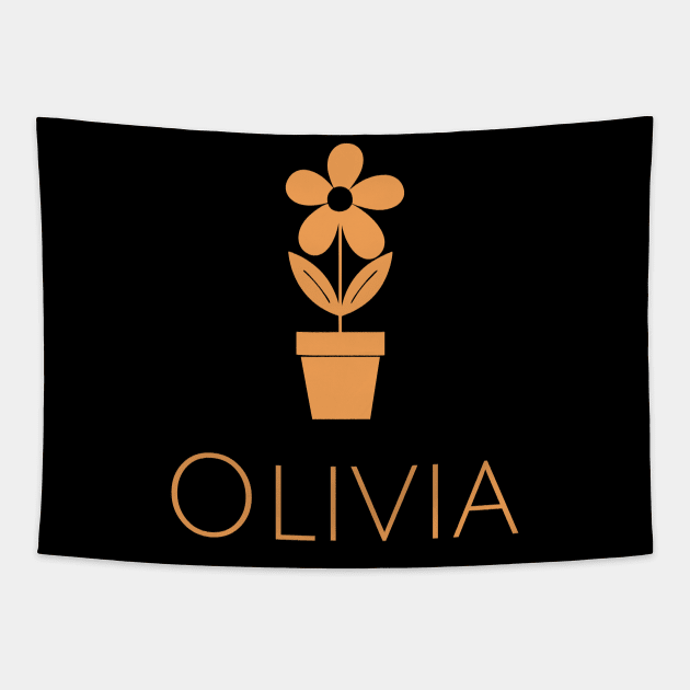 Olivia name Tapestry by cypryanus