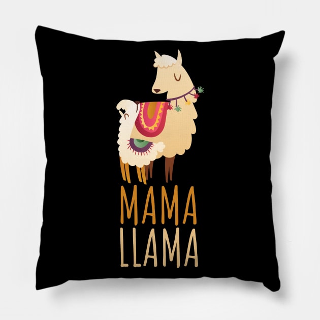 Mama llama Pillow by afmr.2007@gmail.com