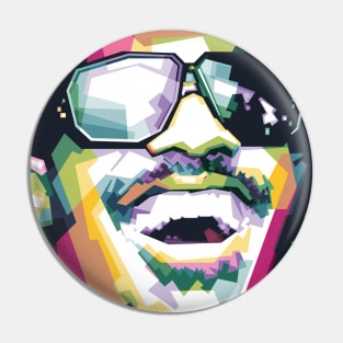 Stevie Wonder WPAP Pin