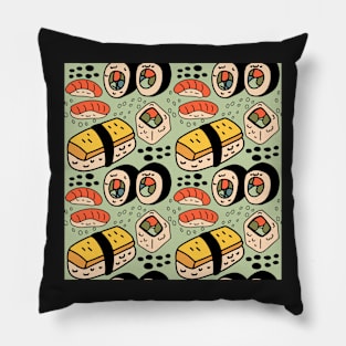 Green Kawaii Sushi Pillow