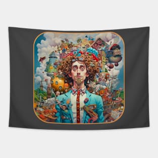 Men Graphic Design Fashion AI artwork Cool Imagination Tapestry