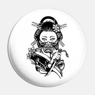 Geisha by Digent.ink Pin