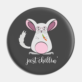 Chinchilla Just chillin Pin