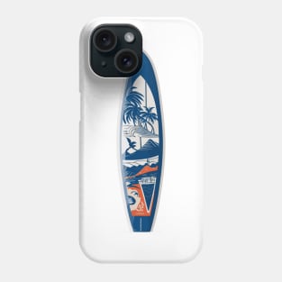 surfboard art, surfing surfer vibes, v15 Phone Case