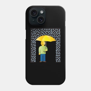 A sunny day under an umbrella Phone Case