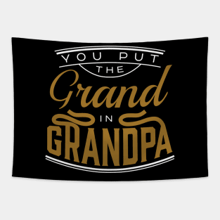 Birthday Gift For Grandpa Tapestry