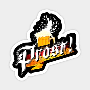 Prost Beer German American Flag Shirt Oktoberfest Men Mug Magnet