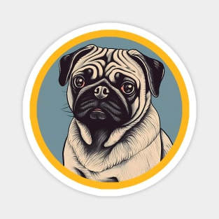 Cute Pug Magnet