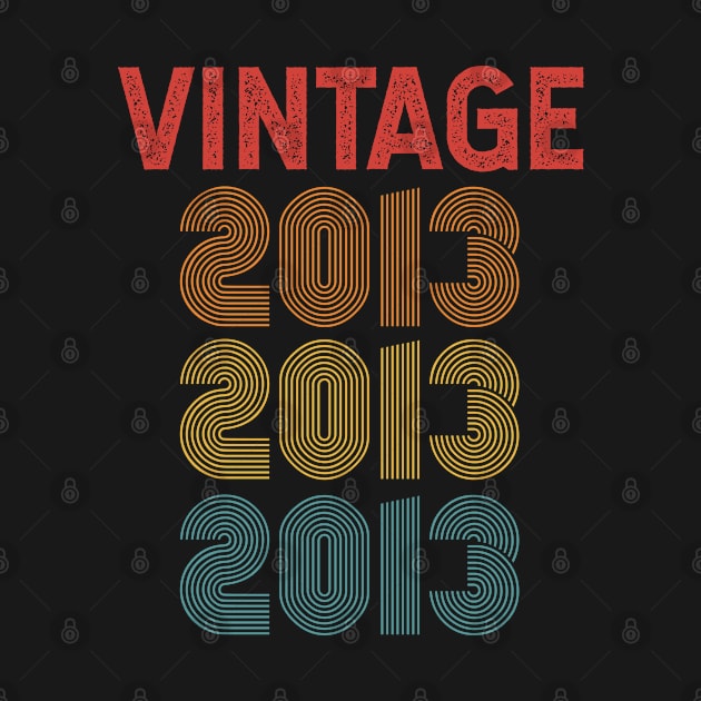 Vintage 2013 8th Birthday Gift 8 Years Old by CoolDesignsDz