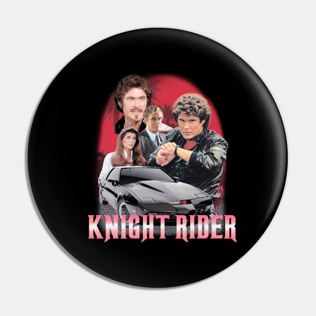 KITT and Michael Knight Pin by namanyastudios