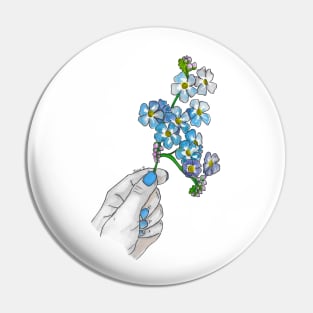 forget me not Pin