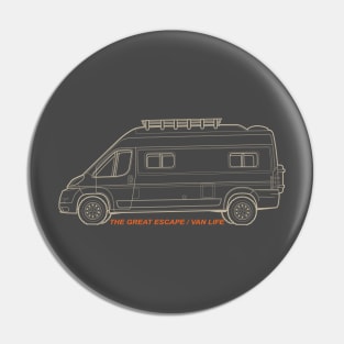 Camper Van, The Great Escape / Van Life Pin