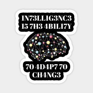 1N73ll1g3nc3 Smart Science Design Magnet