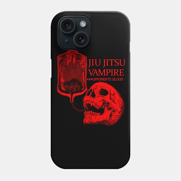 Jiu jitsu Vampire Phone Case by undersideland