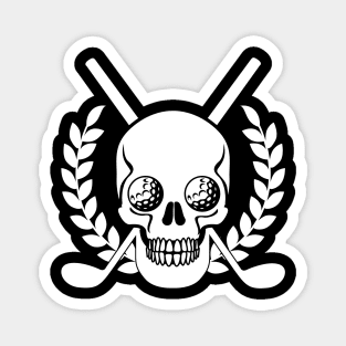 Golf Skull Magnet