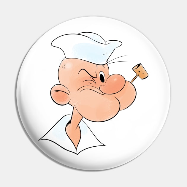 Popeye Pin by FanartFromDenisGoulet