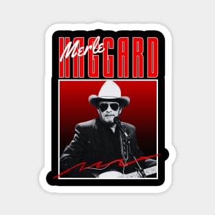 Merle haggard///original retro Magnet