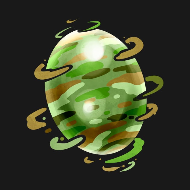 Camouflage Painted Easter Egg For Egg Hunt On Easter by SinBle