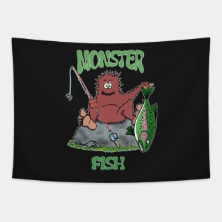 Monster Fish! Bigfoot Tapestry