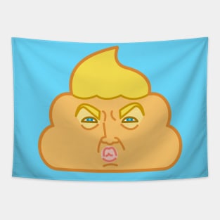 Donald Dump, Dump Trump, Poop Emoji Tapestry