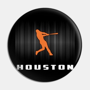 Houston Retro Souvenir I Love Houston Men Women Pin