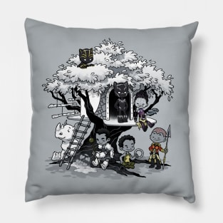 African Tree House Pillow