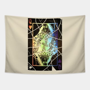 Queen of broken hearts lgbt Tapestry