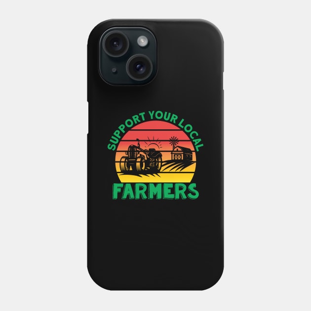 Farming Phone Case by maxcode