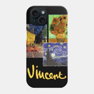 3 Famous Vincent van Gogh Paintings Phone Case