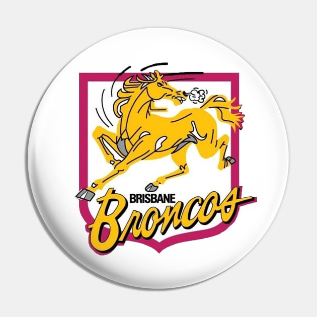 Run Fast My Broncos Pin by Gimmick Tees