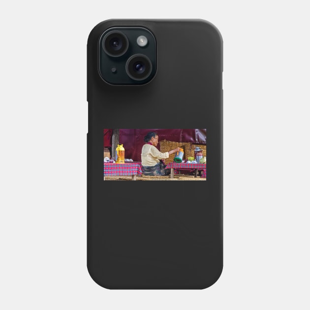 Village Cafe Phone Case by bulljup