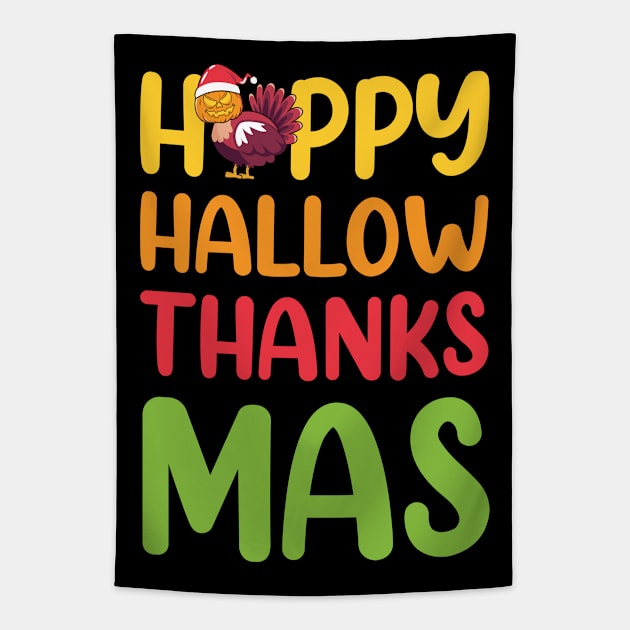 Happy Hallo Thanks mas Tapestry by MZeeDesigns