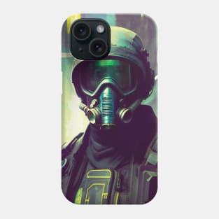 Abstract Cyberpunk Man Phone Case