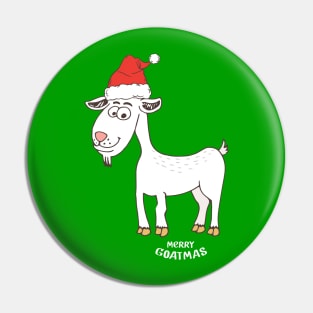 Merry Goatmas Pin