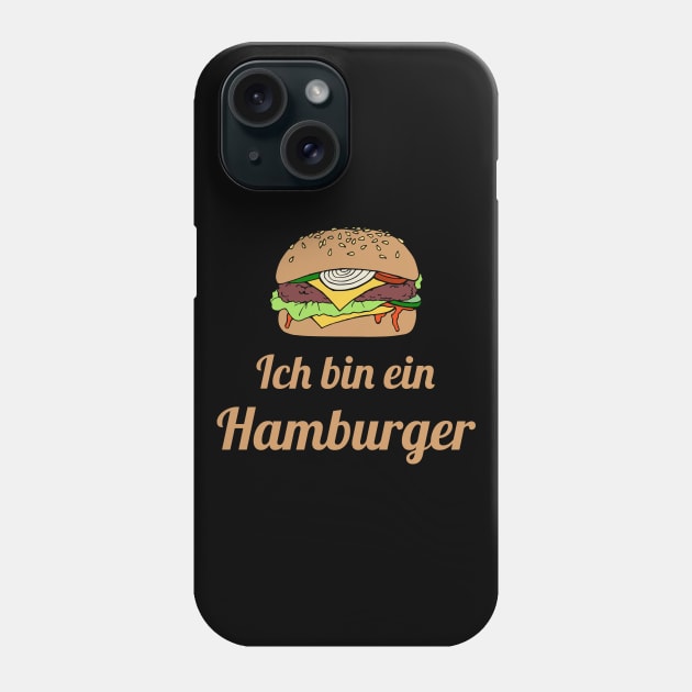 Ich bin ein Hamburger Phone Case by Olooriel