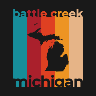 Battle Creek Michigan Retro T-Shirt