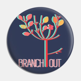 Branch Out Tree Wisdom Pin