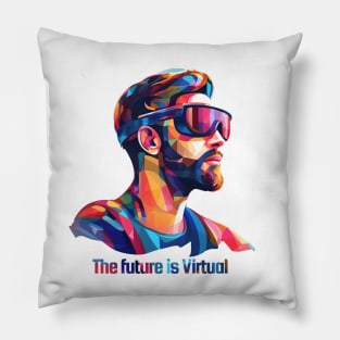 The Future is Virtual - Virtual Reality Pillow