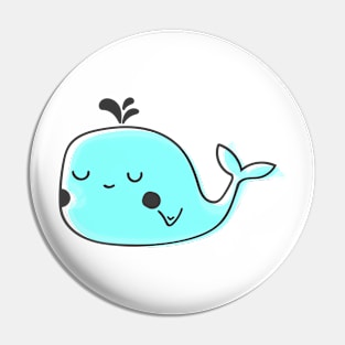 Whale Fever Pin