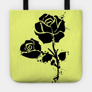 Black roses Tote