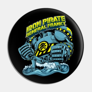 IRON PIRATE GENERAL FRANKY OP Anime Pin