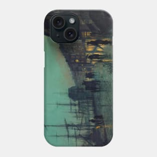 Shipping on the Clyde by John Atkinson Grimshaw Phone Case