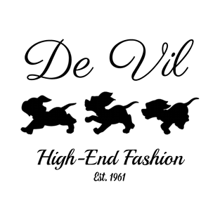 De Vil High-End Fashion (Black) T-Shirt