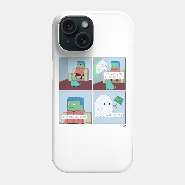 Mind If I Haunt You? Phone Case by JoelSimpsonDesign