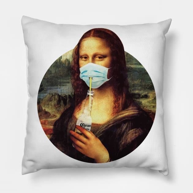 Mona Lisa Pillow by hayatininevreni