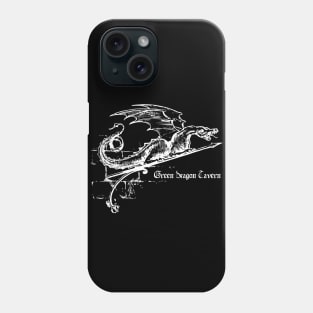 Green Dragon Tavern, White, Transparent Background Phone Case