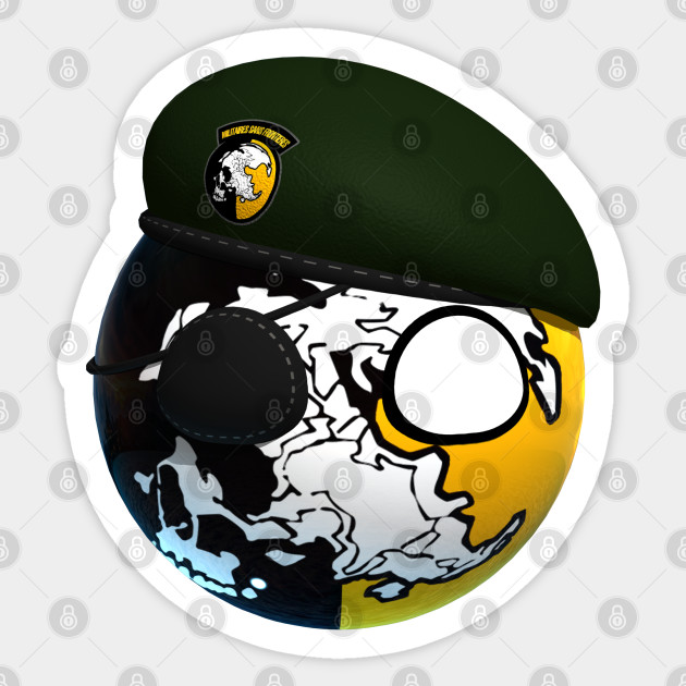 Msfball Countryball Gaming Sticker Teepublic