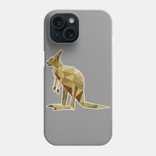 Kangaroo Lowpoly Phone Case