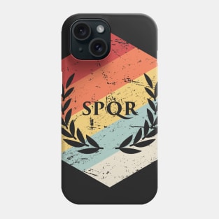 Retro Roman Empire SPQR Icon Phone Case